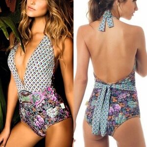 Mar de Rosas 2015 Ethnic Designer One Piece S